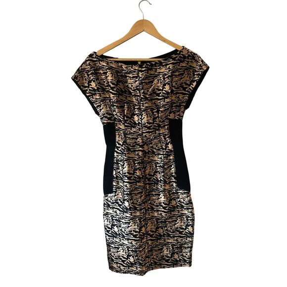 Proenza Schouler Y2K Bronze and Black Linen Dress Size 2 - Picture 1 of 9